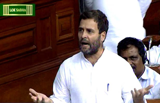 rahul in parli...